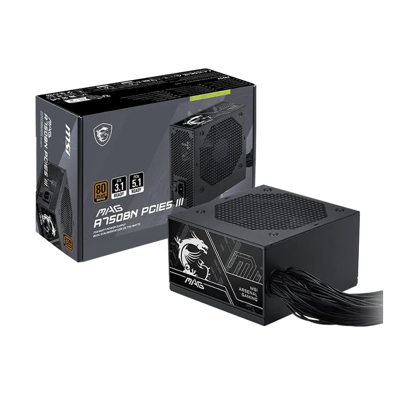PSU MSI MAG A750BN PCIE5 III