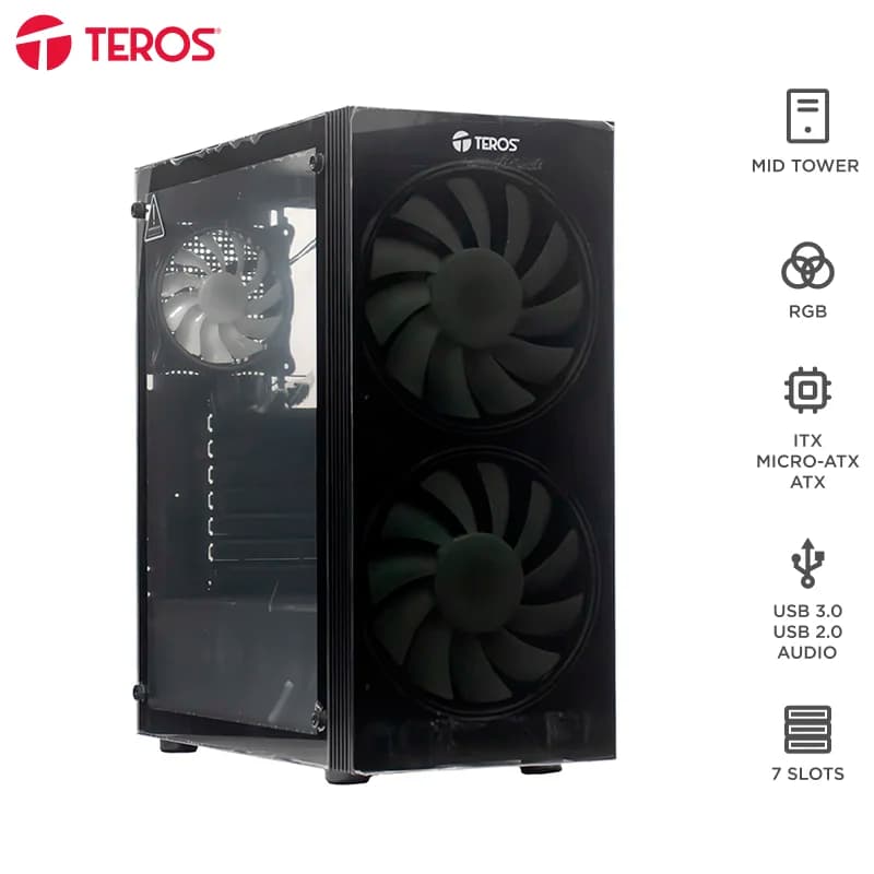 CASE GM ATX TE1333 BLACK