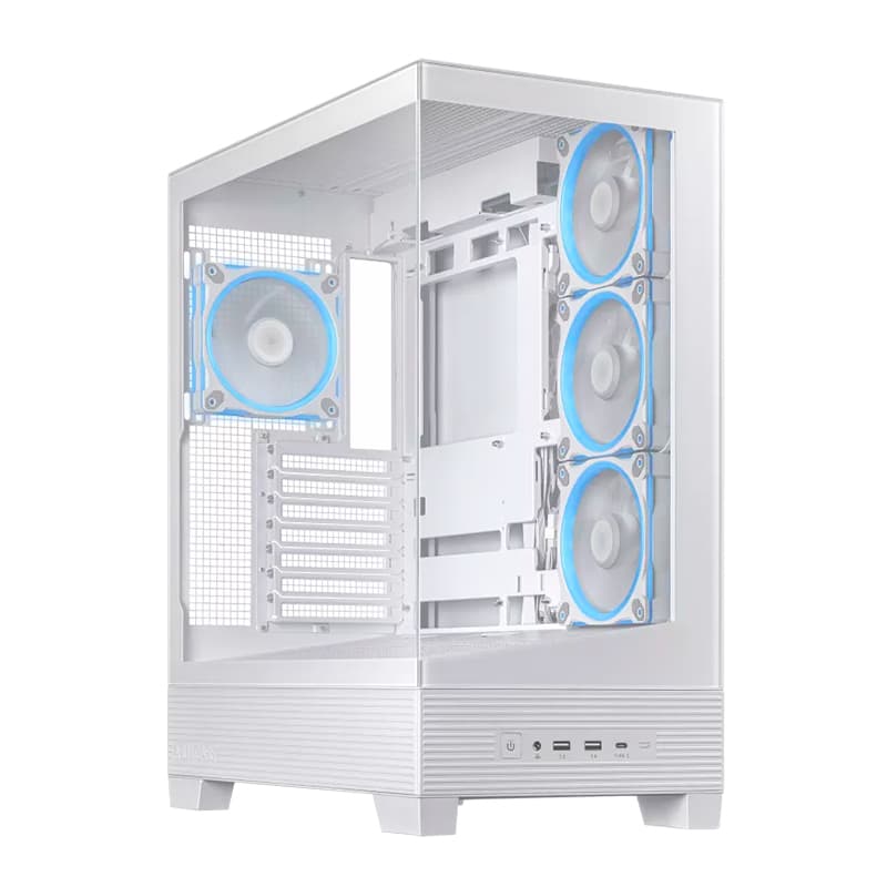 CS AS A31 PLUS ATX WHITE ARGB