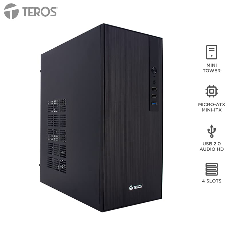 CASE STD MICRO ATX 250W TE1034
