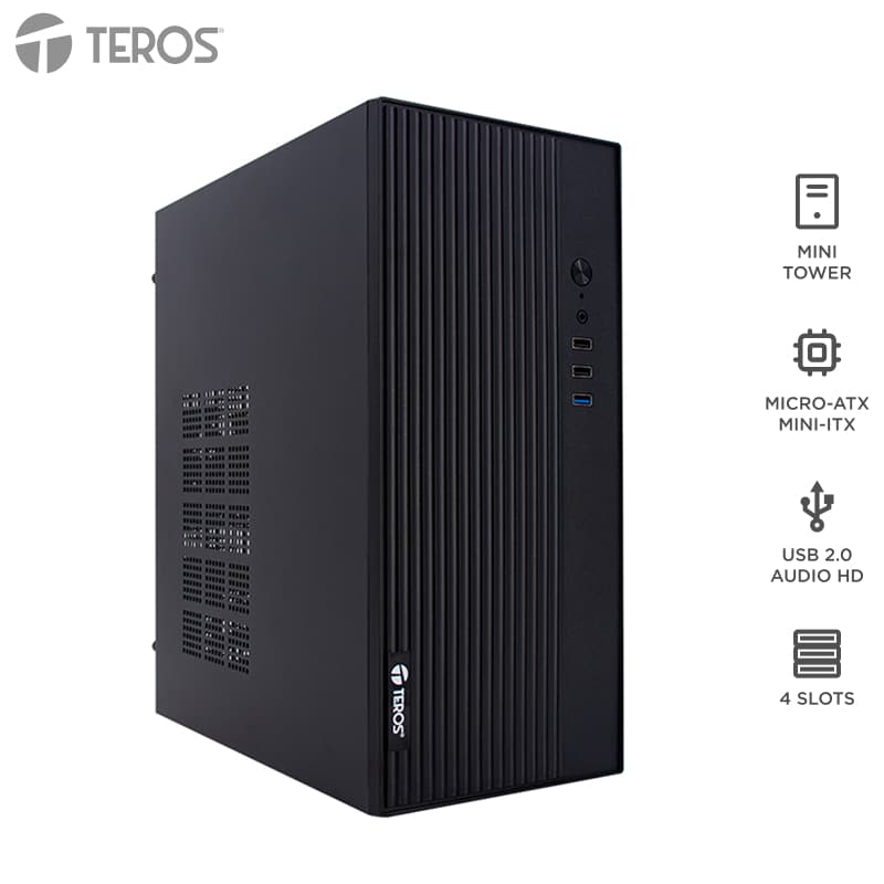 CASE STD MICRO ATX 250W TE1035