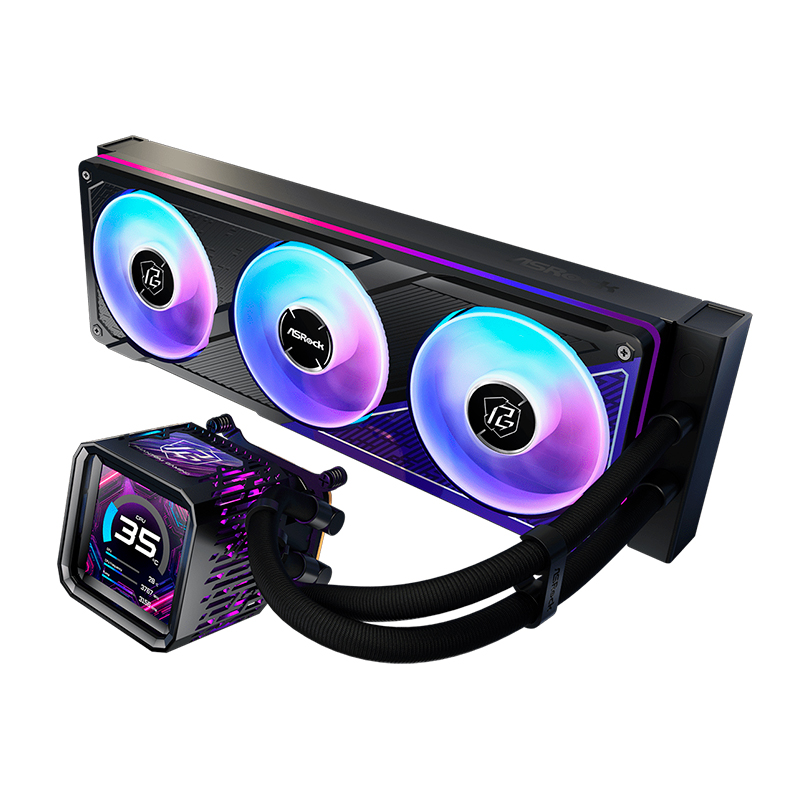 Cooler para Procesador ASRock LIQ COOL AR PG GAMING 360 LCD - ASRock con Garantía Oficial Perú