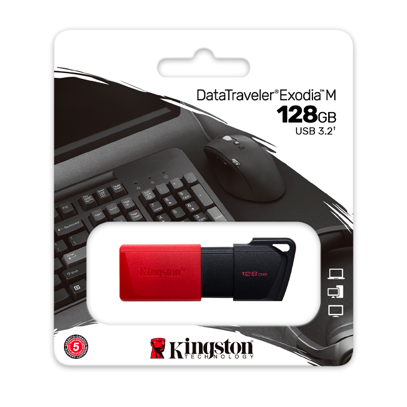 Memoria USB Kingston EXODIA M 128GB (DTXM/128GB) - Kingston con Garantía Oficial Perú
