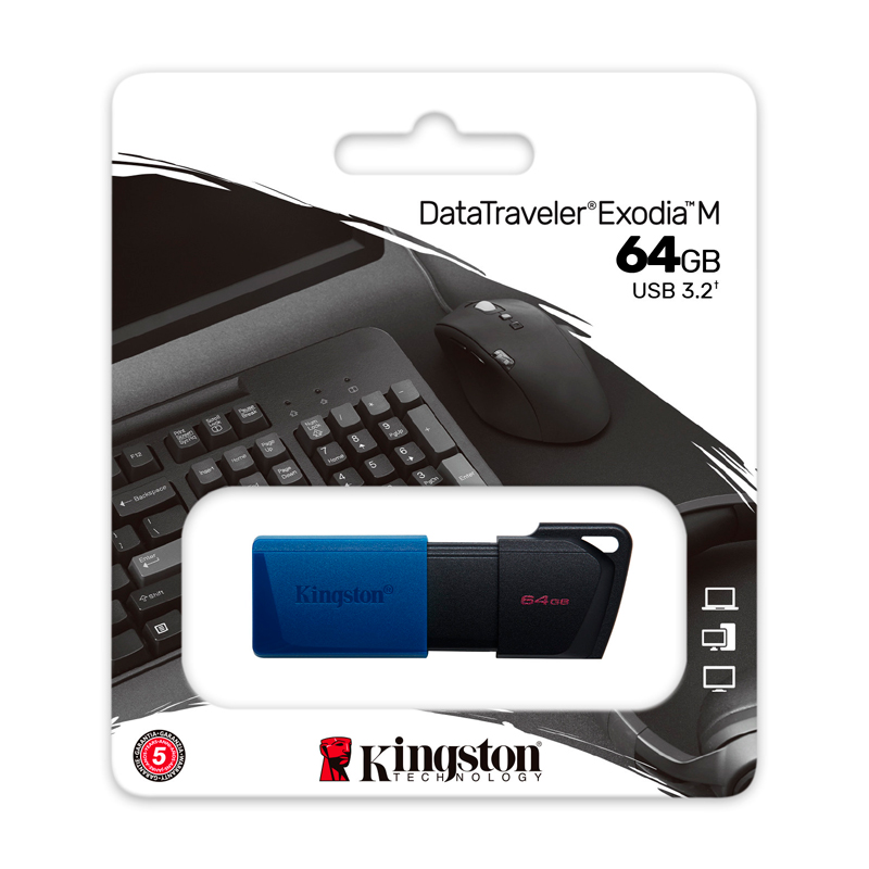 Memoria USB Kingston EXODIA M (DTXM/64GB) - Kingston con Garantía Oficial Perú