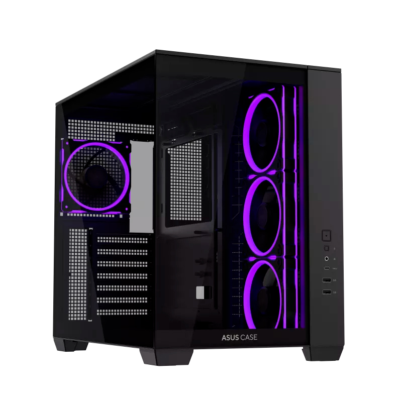 Case ASUS A32 PLUS Case Black Motherboard - Factor de Forma soportados: mini-ITX, micro-ATX, ATX - Asus con Garantía Oficial Perú