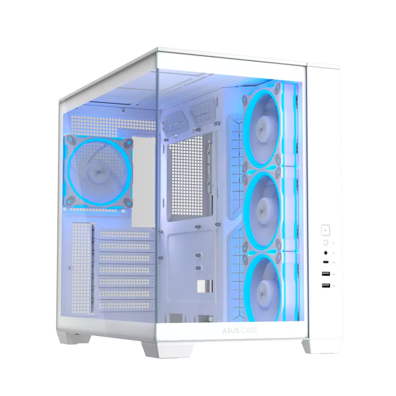 Case ASUS A32 PLUS Case White Motherboard - Factor de Forma soportados: mini-ITX, micro-ATX, ATX - Asus con Garantía Oficial Perú