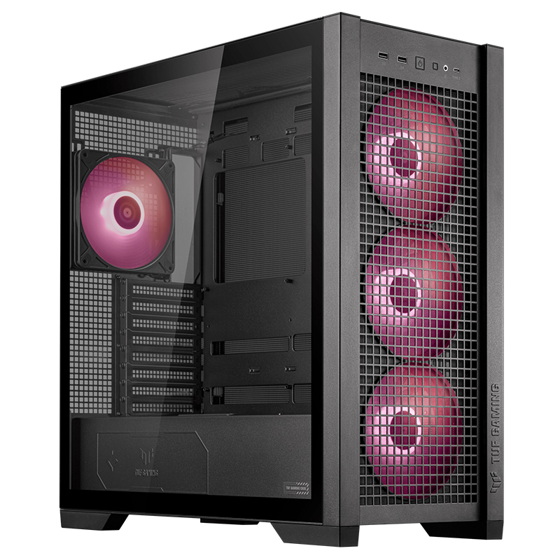 Placa Madre Asus Case ASUS TUF Gaming GT302 ARGB Motherboard - Factor de Forma soportados: EATX (12"x10.9"), ATX, Micro-ATX, Mini-ITX - Asus con Garantía Oficial Perú