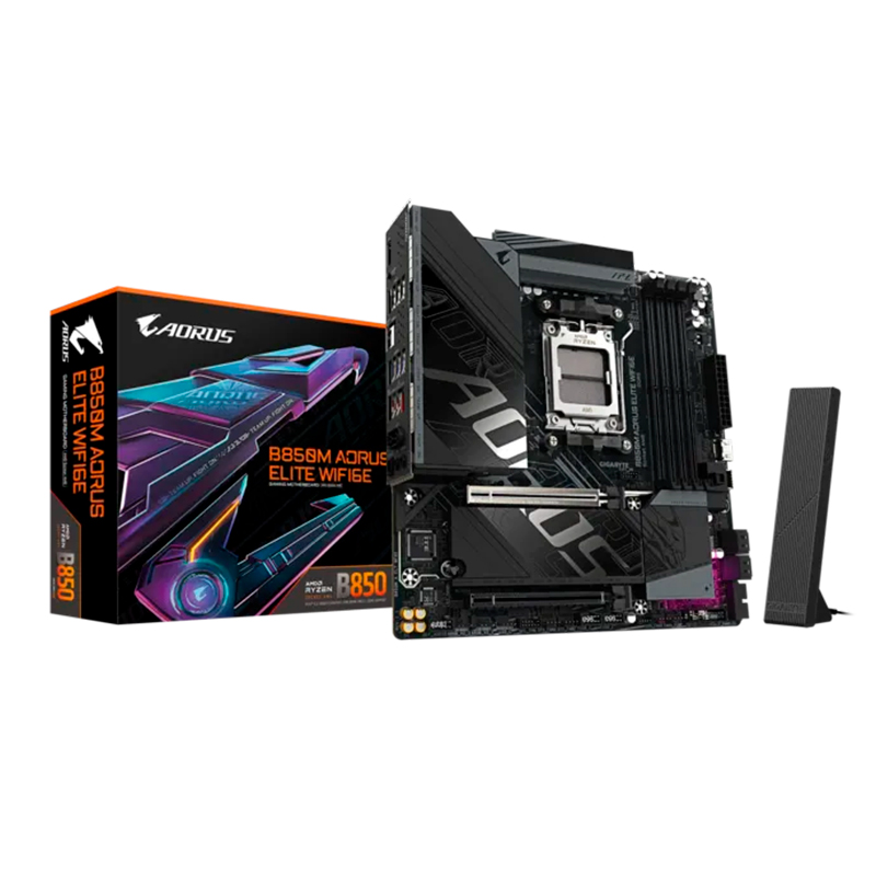 Gigabyte MB GB B850M AORUS ELITE WF6E - Gigabyte con Garantía Oficial Perú