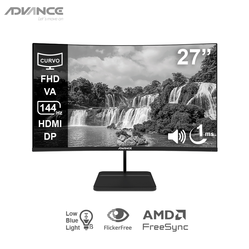 Monitor Advance Advance ADV 27""\'' FHD 144HZ 1MS CV