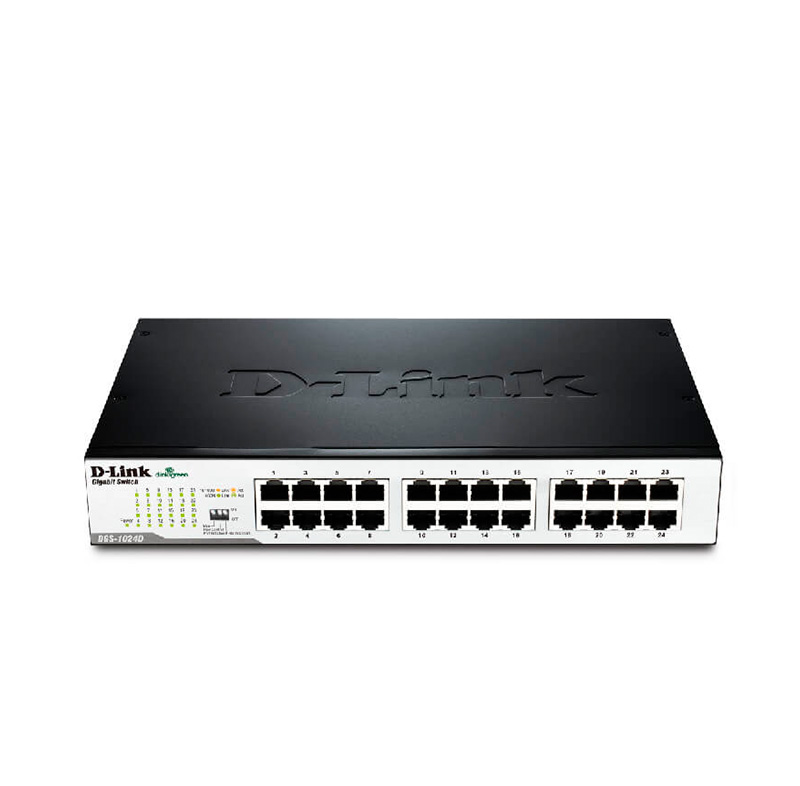 D-Link Switch D-Link DES-1024D, 10, 100 Mbps, 24 x RJ-45, CSMA, CD, para Rack, Autovoltaje - D-Link con Garantía Oficial Perú