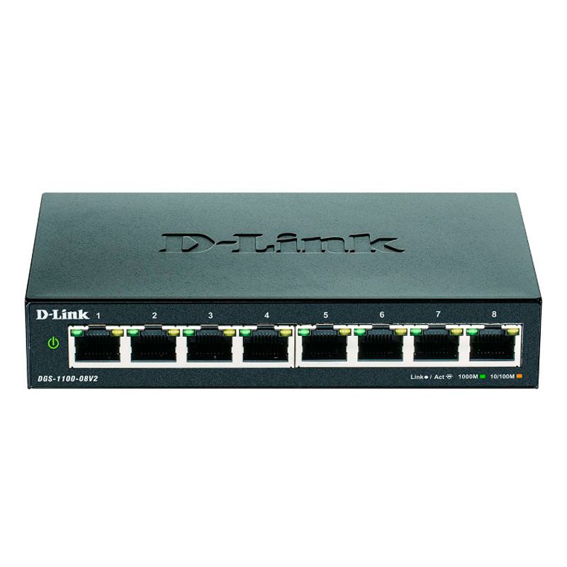 D-Link 8-PORTS GIGABIT EASY SMART - D-Link con Garantía Oficial Perú