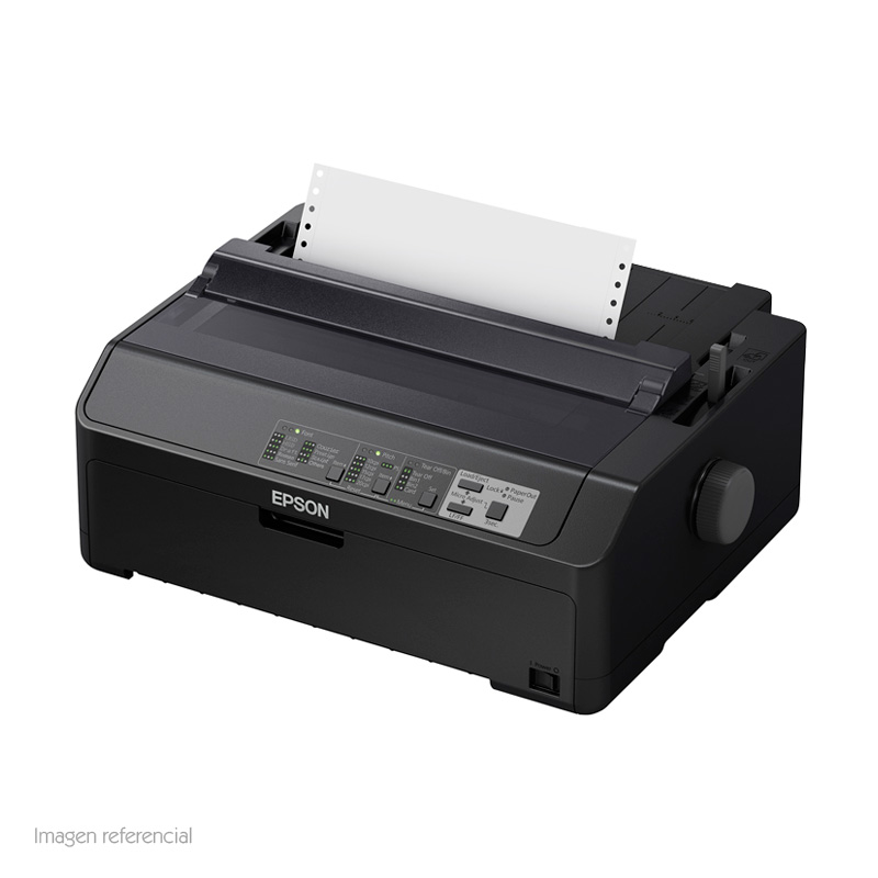 Epson Impresora matricial Epson LQ-590II, matriz de 24 pines, Paralelo, USB 2.0, 100V - 240VAC