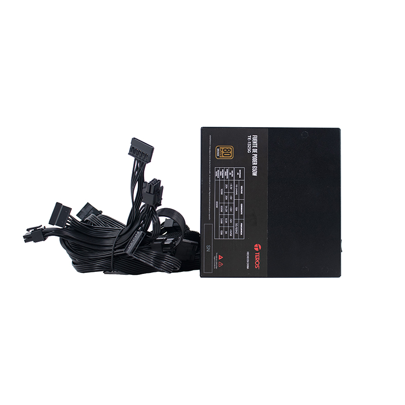 Teros Fuente de alimentación gamer Teros-1325G, Formato ATX, 650W, 110V, 240V, 80 PLUS BRONZE - Teros con Garantía Oficial Perú