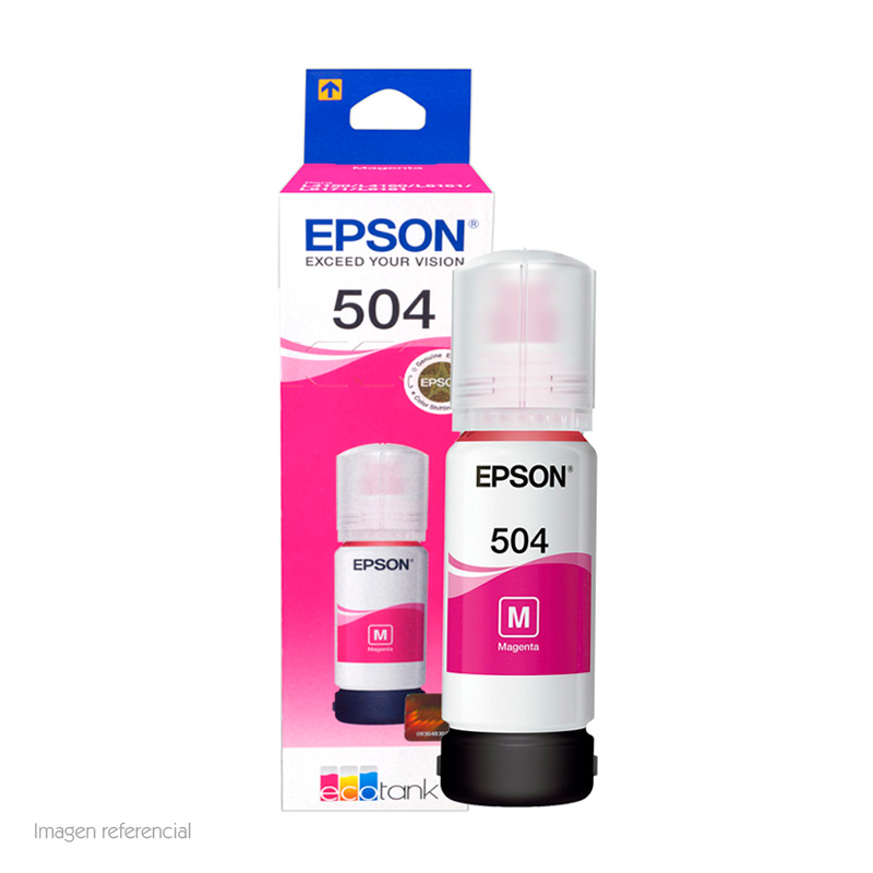 Epson Botella de tinta EPSON T504320-AL, color Magenta, contenido 70ml