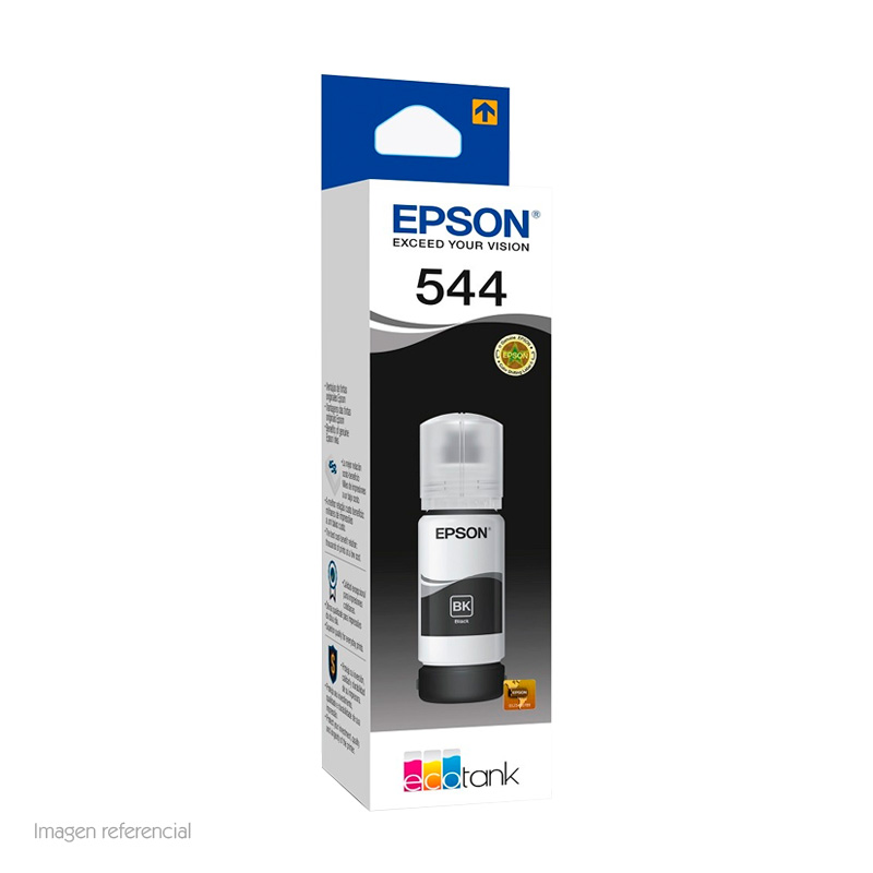 Epson Botella de tinta EPSON T544120-AL, color Negro, contenido 65ml - Epson con Garantía Oficial Perú