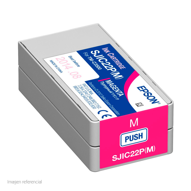 Epson Cartucho de Tinta EPSON color Magenta para impresoras Epson TM-C3500